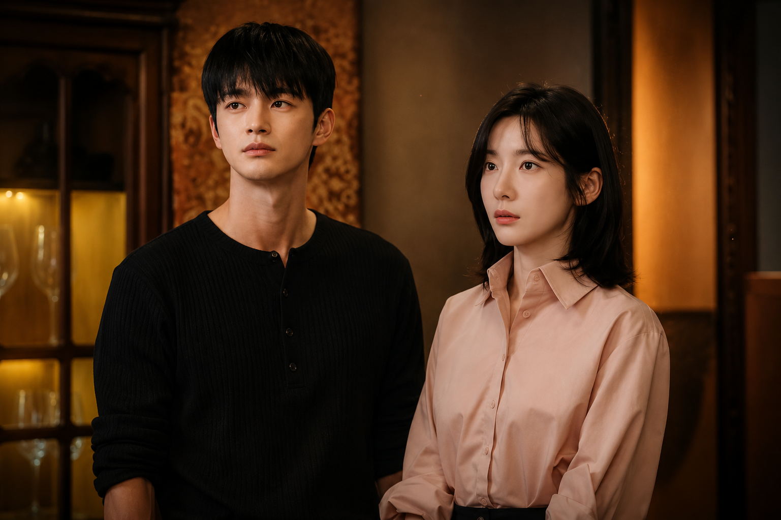 Te vejo no trabalho! — Seo In-guk e Park Ji-hyun no Bar