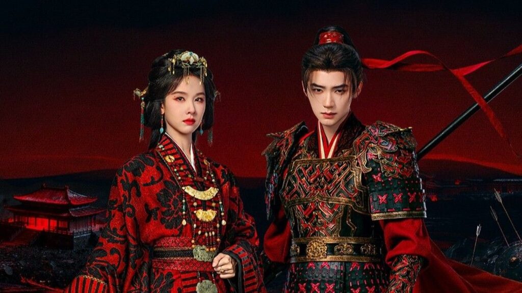 Elenco principal de Das Cinzas ao Trono: Xie Yan Lai, Chu Zhao, Xiao Xun e Xie Yan Fang reunidos em pose promocional